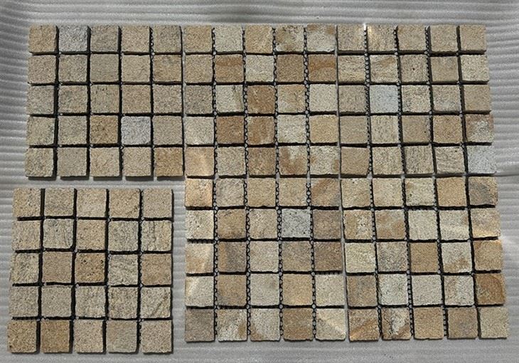 Sandblasting Floor Pavers Mesh Back